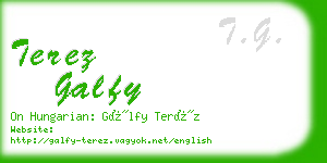 terez galfy business card